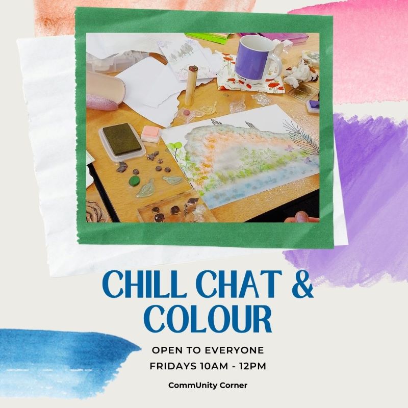 Chill chat and colour image